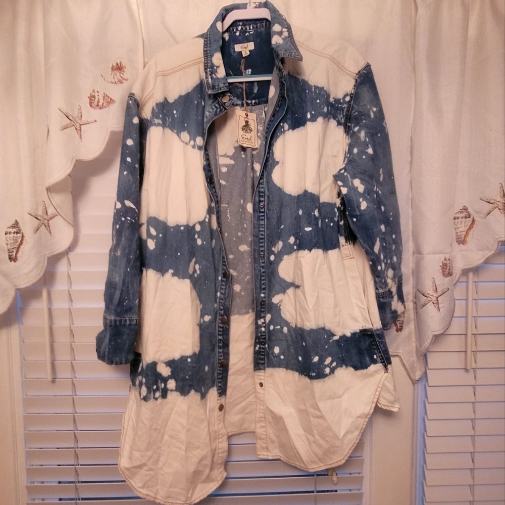 NWT Easel jean dress, size Medium, runs big